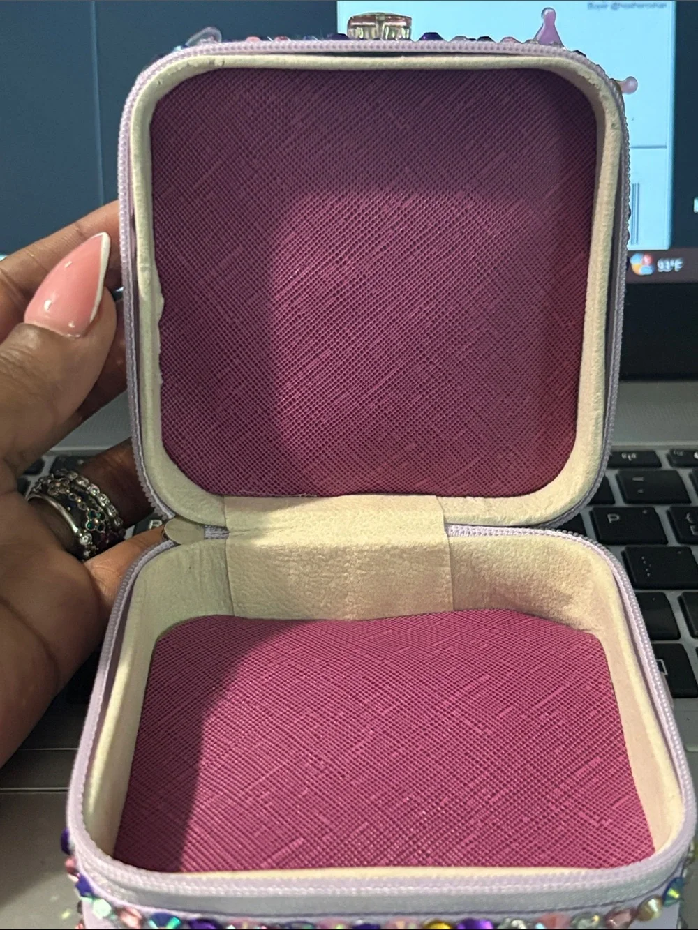 Kuromi x LV Bejeweled Crossbody Bag